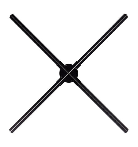 Image of Free Shipping 65cm 3D Hologram WiFi App Cloud Control Advertising Display LED Fan- 4 Blades 1024 Resolution Ideal for Store/Casino/Restaurant/Bar Signs