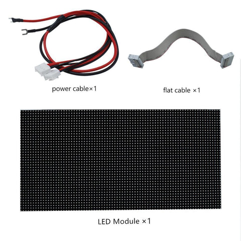 Image of New Generation M-WF5L P5 (5mm) Outdoor Waterproof LED Module, 5mm Pixel Pitch Full RGB LED Panel Screen in 320* 160 mm with 2048 dots, 1/16 Scan, 4500 Nits For Outdoor Display