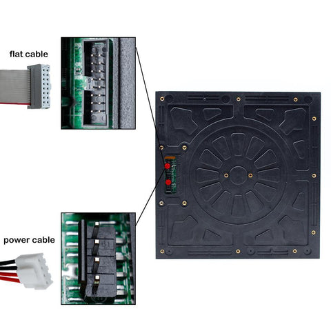 Image of M-OD5.9 (P5.9) Rental Outdoor LED Module, Full RGB 5.95mm Pixel Pitch LED Tile in 250 * 250mm with 1764 dots, 1/7 Scan, 5000 Nits For Outdoor Display