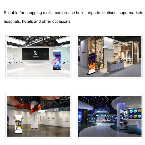 Image of EPOG Series Frameless Outdoor LED Poster Display with GOB Protective Front/Black All in IP65 with 2.6 | 2.9mm Pixel Pitch in 750x2000mm Large Display Area