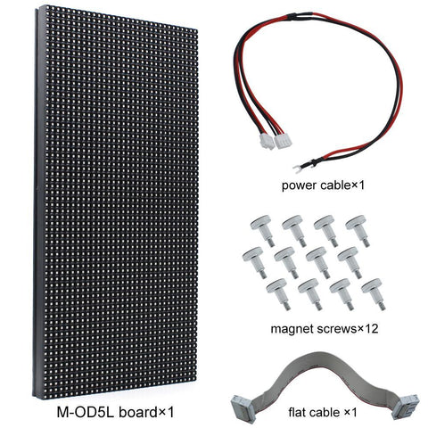 Image of M-OD4L P4 Normal Outdoor Series LED Module,Full RGB 4mm Pixel Pitch LED Tile in 320*160mm with 3200 dots, 1/10 Scan, 5000 Nits for Outdoor Display