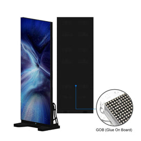 EPOG Series Frameless Outdoor LED Poster Display with GOB Protective Front/Black All in IP65 with 2.6 | 2.9mm Pixel Pitch in 500x1750mm Small Display Area