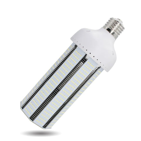 Image of LED Corn Light Bulb, E39 Medium Screw Base, Metal Halide Replacement for Indoor Outdoor Large Area Lighting, Street and Area Light, HID, Hp