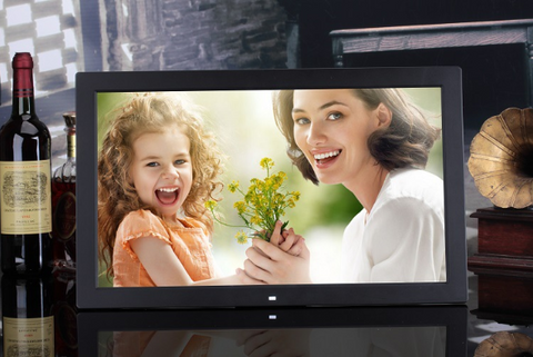 Image of Free Shipping 19 Inch Digital Photo Frame Andriod WiFi LCD Digital Signage Player with 16:9 High-Resolution HD Touch Screen Optional