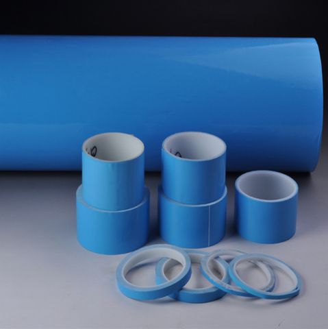 Image of 50M Roll 0.2mm Thick 2500g Viscous Force Heat Resisiting Blue Coating Double Sided Tape Adhesive Stronger Stick for LED Strip Lights