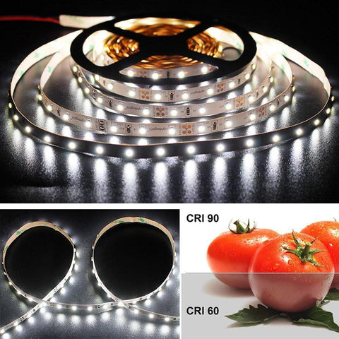 Image of High CRI > 90 DC 12V SMD3528-300 Flexible LED Strips 60 LEDs Per Meter 8mm Width 300lm Per Meter