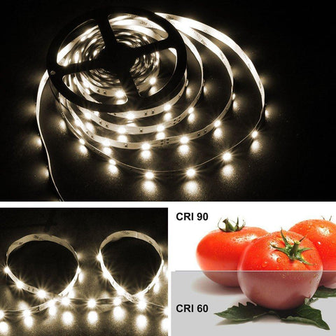 Image of High CR I> 90 DC 12V Dimmable SMD5050-150 Flexible LED Strips 30 LEDs Per Meter 10mm Width 450lm Per Meter