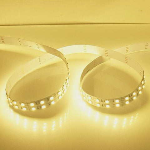 Image of High CRI >90 DC 12V Dimmable SMD5050-600 Double Row Flexible LED Strips 120 LEDs Per Meter 15mm Width 1800lm Per Meter