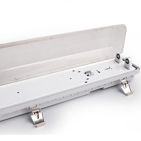 Image of LED Tube Fixture (No Tube included) for Dual LED Tube Tri-proof LED Tube Support Bracket Waterproof , Dustproof, Corrosion-Proof