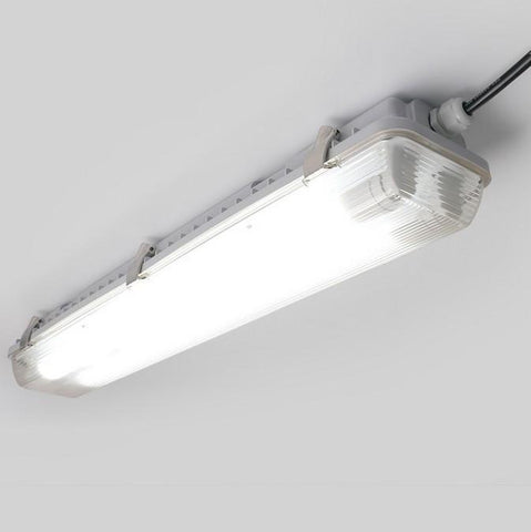 Image of LED Tube Fixture (No Tube included) for Dual LED Tube Tri-proof LED Tube Support Bracket Waterproof , Dustproof, Corrosion-Proof