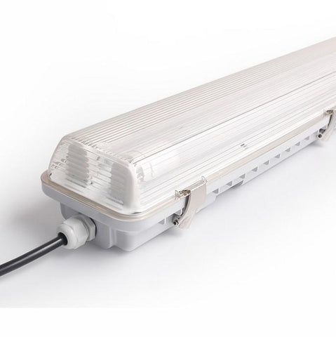 Image of LED Tube Fixture (No Tube included) for Dual LED Tube Tri-proof LED Tube Support Bracket Waterproof , Dustproof, Corrosion-Proof