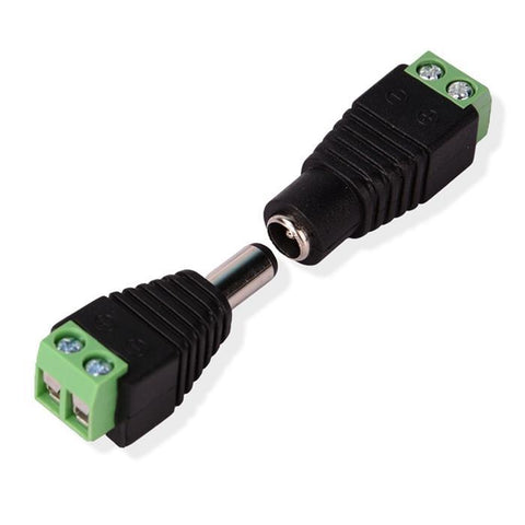 Image of DC5.5x2.1mm Female to Male Connector Cable Family Collection DC Plug DC Conversion Cable DC Splitter
