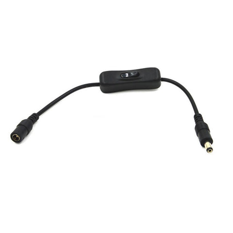 Image of DC5.5x2.1mm Female to Male Connector Cable Family Collection DC Plug DC Conversion Cable DC Splitter