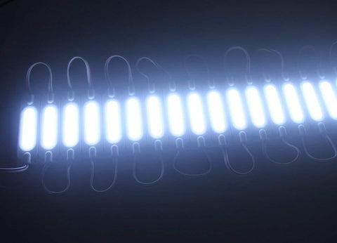Image of 20pcs/pack LED Modules String with COB 2W LED 160°Beam DC12V 100LM 2W Module Light Waterproof IP65 with Adhesive Tape Back