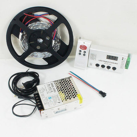 Image of DC 5V SK6812 Individually Addressable LED Strip Light 5050 RGB Pixel LED Strip Kit 5 meters with 30LEDs