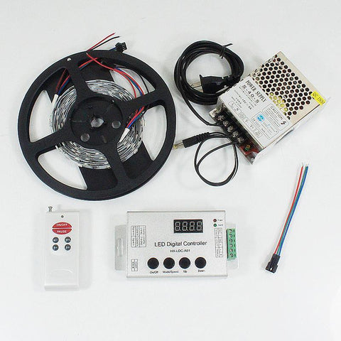 Image of DC 5V SK6812 Individually Addressable LED Strip Light 5050 RGB Pixel LED Strip Kit 5 meters with 30LEDs