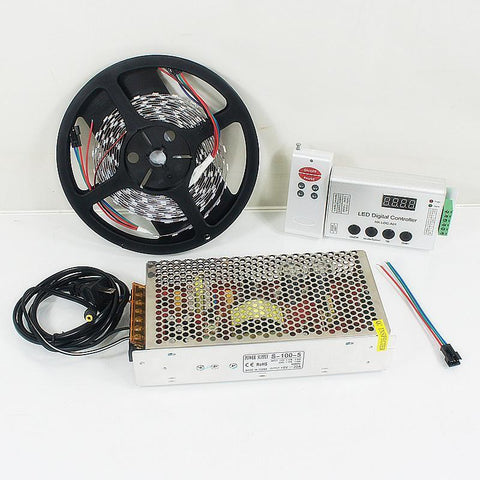 Image of DC 5V SK6812 Individually Addressable LED Strip Light 5050 RGB Pixel LED Strip Kit 5 meters with 60LEDs