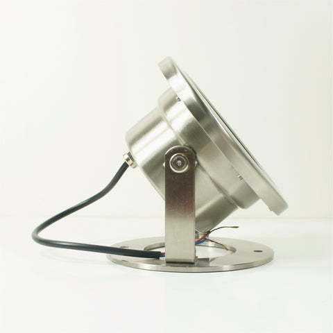 Image of Free Shipping 4 Pack 12W LED Under Water Light, Stainless Steel Housing, 168mm in Diameter, Single Color DC24V, IP68 Waterproof Fountain Light