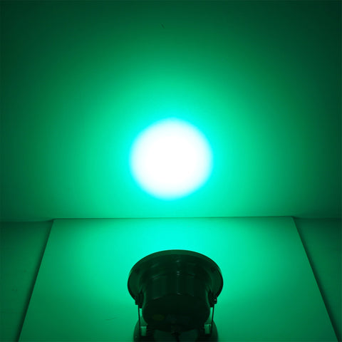 Image of Free Shipping 4 Pack 12W LED Under Water Light, Stainless Steel Housing, 168mm in Diameter, Single Color DC24V, IP68 Waterproof Fountain Light