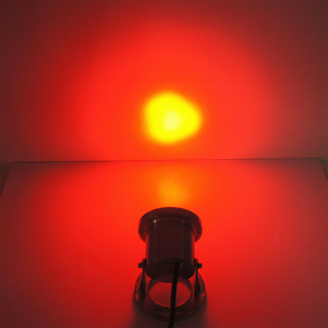 Image of 4 Pack 3W LED Under Water LIGHT, Stainless Steel Waterproof 90mm Diameter, Single Color DC24V, IP68 Waterproof Foutain Light