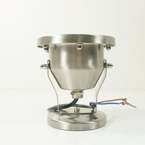 Image of Free Shipping 4 Pack 6W LED Under Water Light, Stainless Steel Housing, 113mm in Diameter, Single Color DC24V, IP68 Waterproof Fountain Light