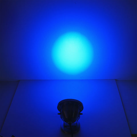 Image of Free Shipping 4 Pack 6W LED Under Water Light, Stainless Steel Housing, 113mm in Diameter, Single Color DC24V, IP68 Waterproof Fountain Light