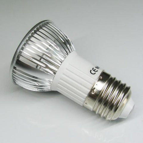 Image of 4Pack 3W(3x1W) 120V/220V AC LED Spotlight E27 Screw Base LED Light Bulb Aluminum Housing 30° Beam Angle