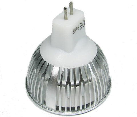 Image of 4Pack 3W(3x1W) 12V AC/DC LED Spotlight MR16 LED Bulb Light GU5.3 Bi-Pin Base Aluminum Housing 30° Beam Angle