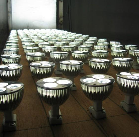 Image of 4Pack 3W(3x1W) 12V AC/DC LED Spotlight MR16 LED Bulb Light GU5.3 Bi-Pin Base Aluminum Housing 30° Beam Angle