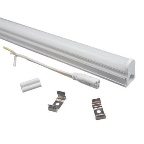 Image of FREE SHIPPING 10Pcs Pack /2FT/3FT/4FT/5FT Line Voltage AC T5 LED Tube Light Integrated with Aluminum Fixture and Milky White cover