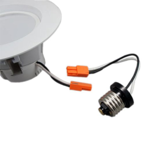 Image of 4Pack US Version 4 inch 100-130V AC Dimmable LED Retrofit Downlight Pot Light for Can Fixtures 10W 900LM 90 Degree Beam Angle 75 Watt Equivalent