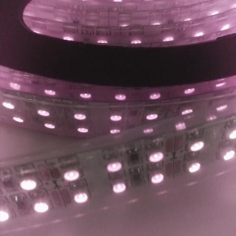 Image of DC12V SMD3528-1200-IR InfraRed (850nm/940nm) Signle Chip Double Row Flexible LED Strips 240LEDs 19.2W Per Meter