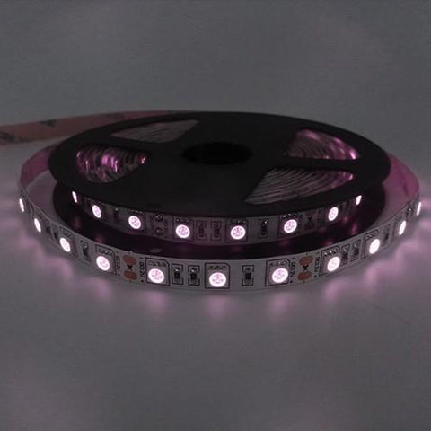 Image of DC 12V Dimmable 670NM Red SMD5050-300 Flexible LED Strips 60 LEDs Per Meter 8mm Width 12W Per Meter