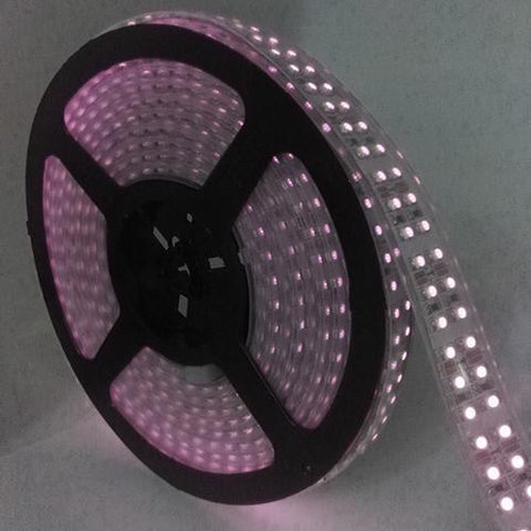 Image of DC12V SMD5050-600-IR InfraRed (850nm/940nm) Tri-Chip Double Row Flexible LED Strips 120LEDs 28.8W Per Meter