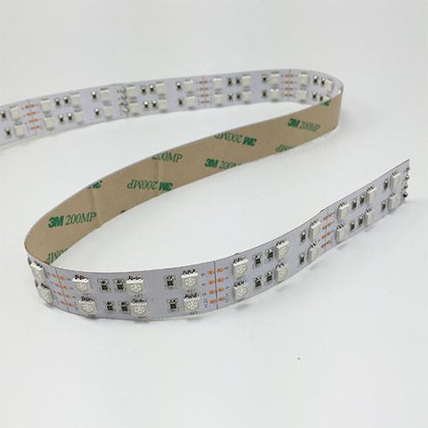 Image of DC12V SMD5050-600-IR InfraRed (850nm/940nm) Tri-Chip Double Row Flexible LED Strips 120LEDs 28.8W Per Meter