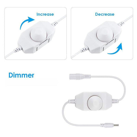 Image of DC 12V-24V 6Amp Rotary Switch Inline Dimmer