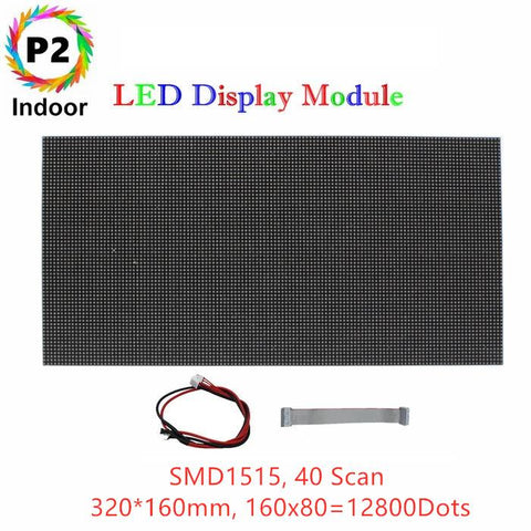 Image of M-HD2L High Definition P2 (2mm) Small Pixel Pitch Indoor LED Module,Full RGB Pixel LED Tile in 320*160mm with 12800 dots, 1/40 Scan, 800 Nits for indoor Display