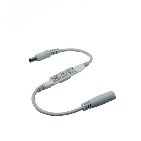 Image of DC 12V-24V 12A Push-Button Inline Mini Dimmer