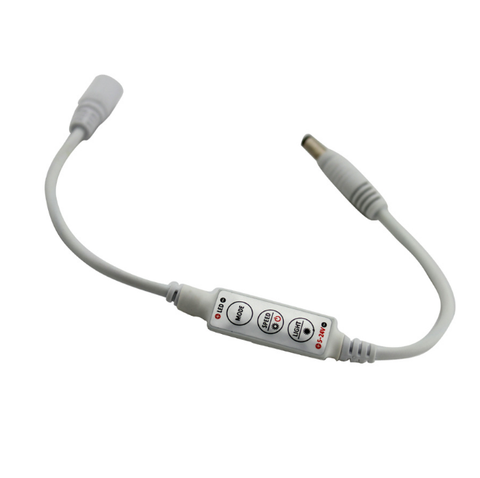 Image of DC 12V-24V 12A Push-Button Inline Mini Dimmer
