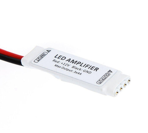 Image of Mini RGB LED Amplifier Controller with for RGB multi-color 5050 3528 LED Flexible Strip Light DC12V 12A 144W RGB 4pin Signal amplifier
