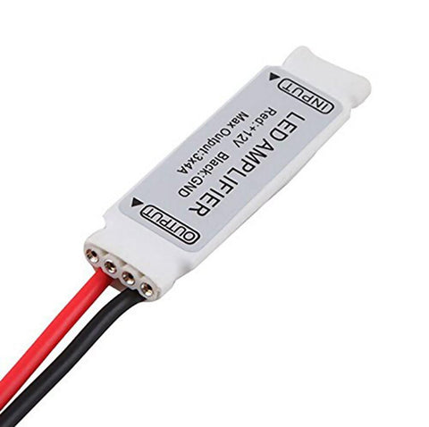 Image of Mini RGB LED Amplifier Controller with for RGB multi-color 5050 3528 LED Flexible Strip Light DC12V 12A 144W RGB 4pin Signal amplifier