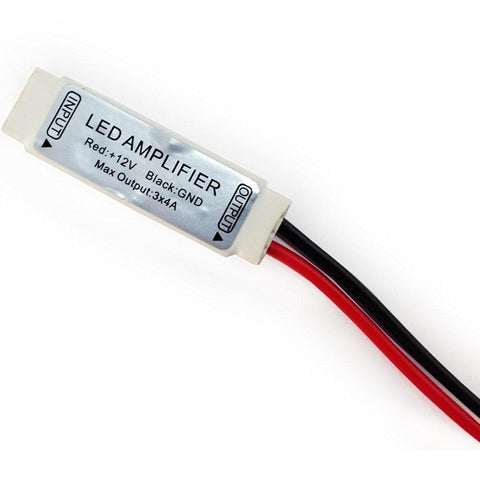 Image of Mini RGB LED Amplifier Controller with for RGB multi-color 5050 3528 LED Flexible Strip Light DC12V 12A 144W RGB 4pin Signal amplifier