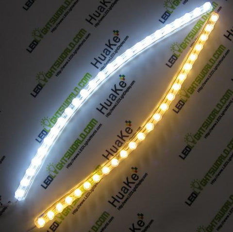 Image of 24cm/48cm/72cm/96cm/120cm Waterproof Flexible Grill LED Strip Light for Motorcycle, Car Lighting
