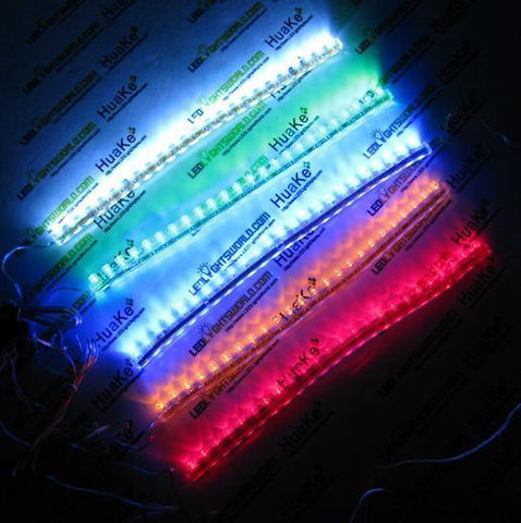 Image of 24cm/48cm/72cm/96cm/120cm Waterproof Flexible Grill LED Strip Light for Motorcycle, Car Lighting
