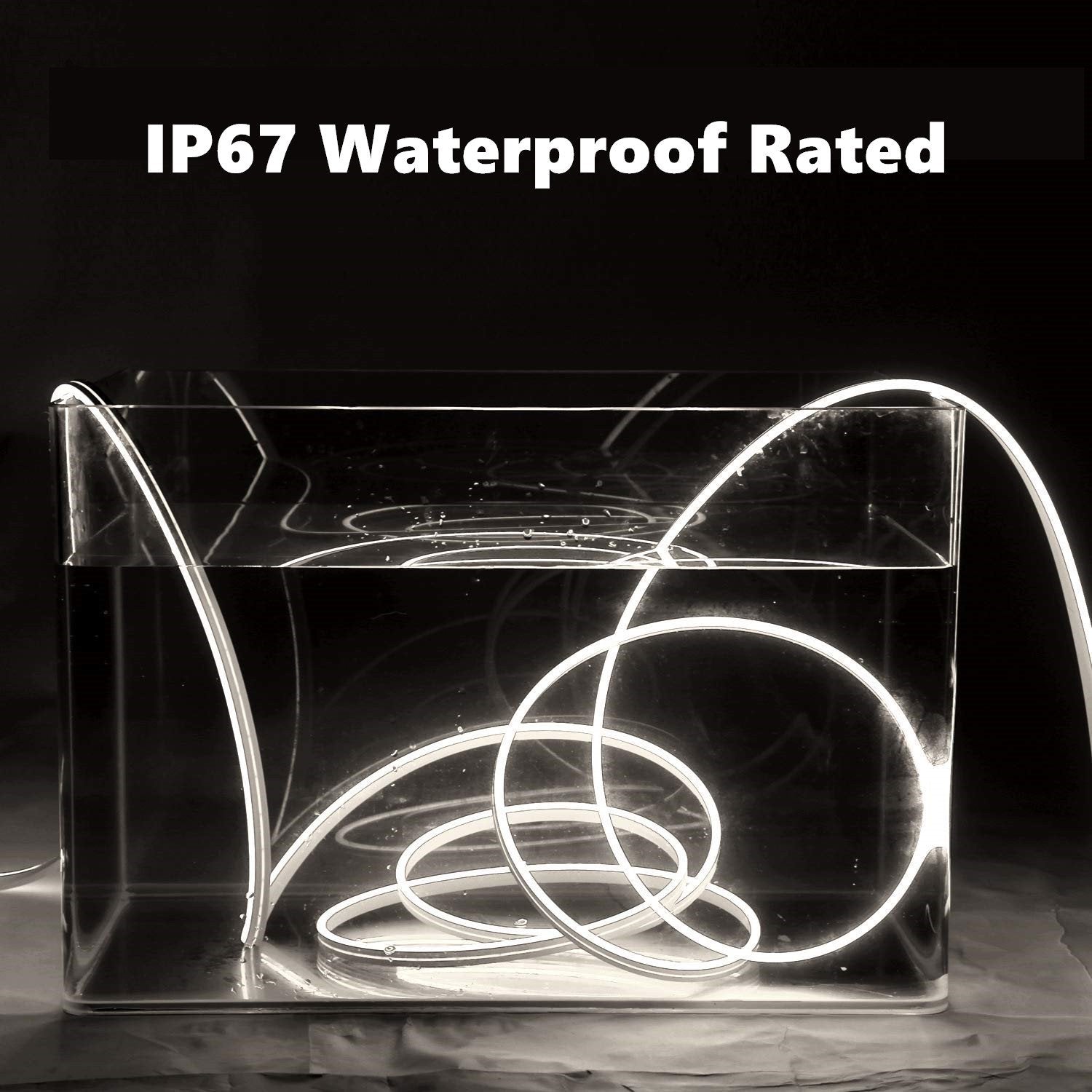 16.4FT DC12V T1212 Silicone LED Neon Flexible  IP67Waterproof Strip Lights for DIY Indoor Outdoor Decorative Signs Letters