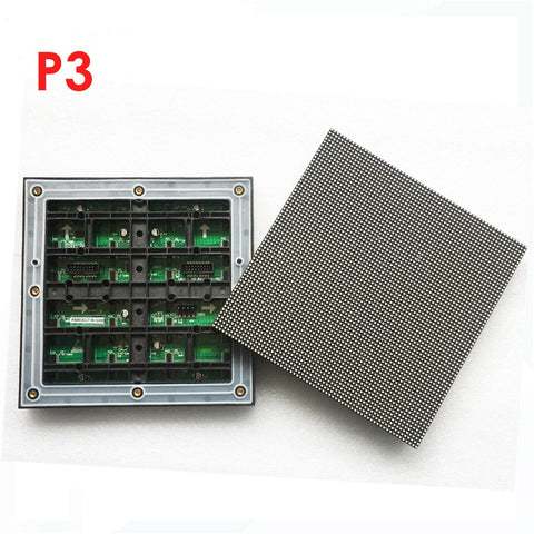Image of M-OD3 P3 Normal Outdoor Series LED Module, Full RGB 3mm Pixel Pitch LED Tile in 192*192mm with 4096 dots, 1/16 Scan, 5000 Nits for Outdoor Display