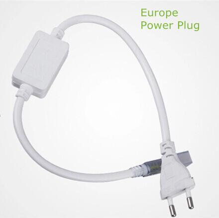 Image of AC110V-240V LED Strip Single Color PowerPlug with End Cap and Contact Pin