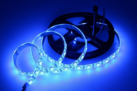 Image of DC 5V SK6812 Individually Addressable LED Strip Light 5050 RGB 16.4 Feet (500cm) 60LED/Meter LED Pixel Flexible Tape White PCB