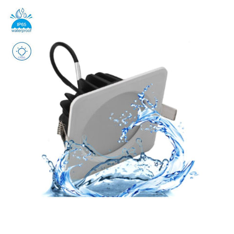 Image of 5W/7W/9W/12W/15W Waterproof IP65 Non-dimmable CRI>80 Square Shape Recessed LED Downlight Fixture Fit for Shower, Suana and Outdoor Lighting