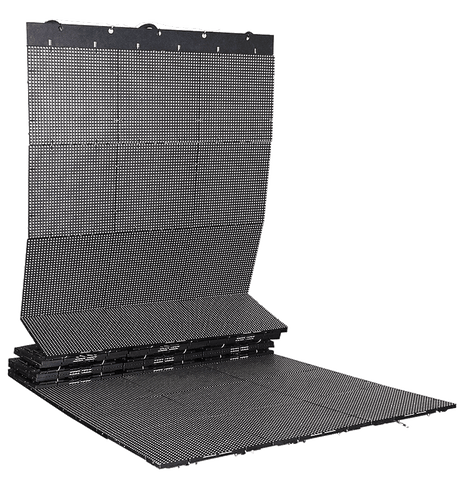 Image of 15mm Super Slim LED Curtain Display Screen 360° Foldable Patented 3.9mm|6.0mm|7.8mm Pixel Pitch Indoor LED Display